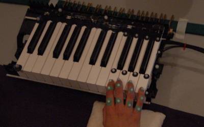 2nd-generation MR-compatible piano keyboard during a motion captures study