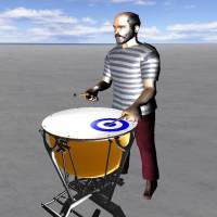 Percussive Gesture Analysis and Synthesis