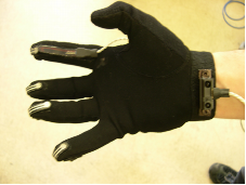 Sensor glove.